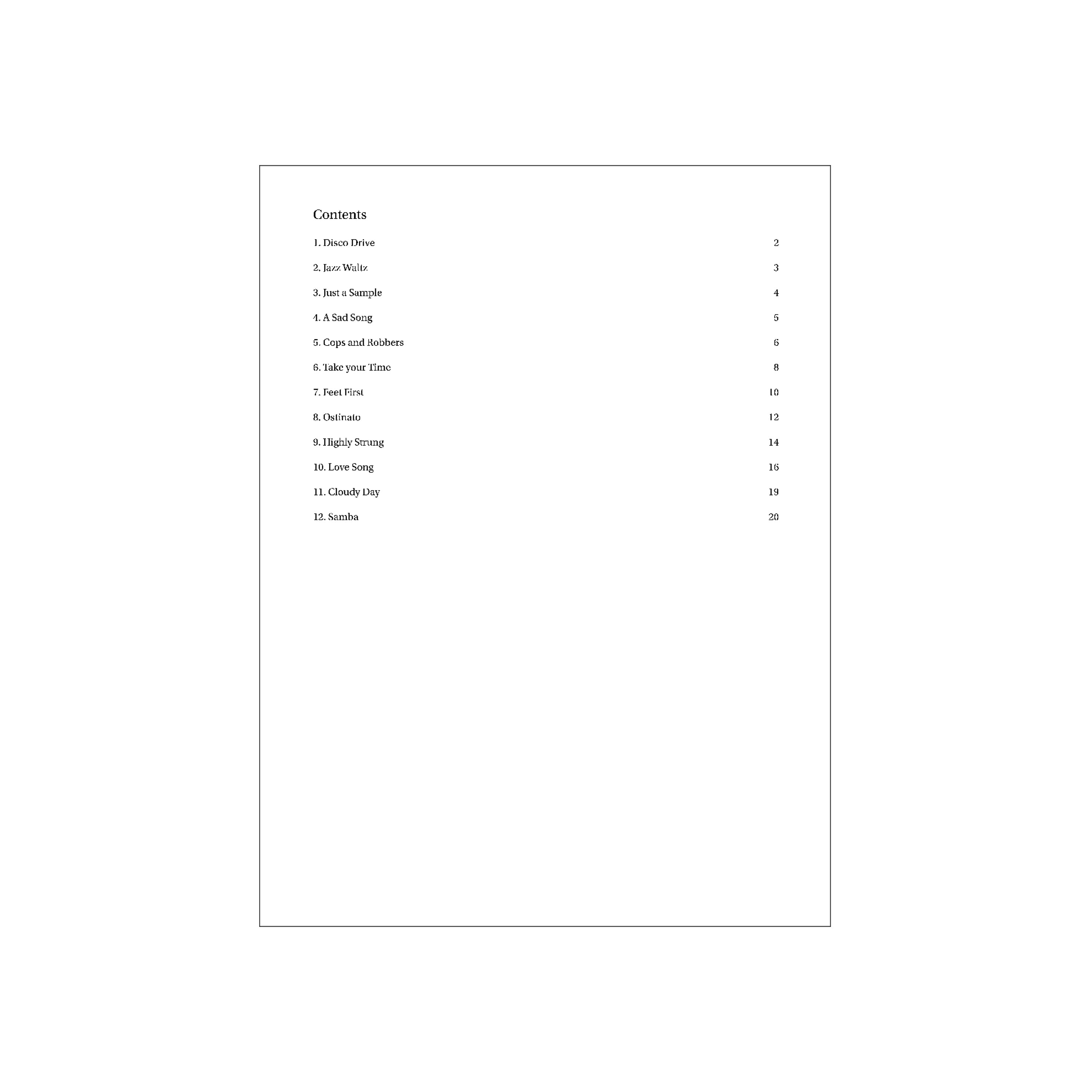 Christopher Norton - a selection from the microjazz collections 1-3 arr. for lever harp book 2