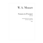 Mozart - Sonata in D major KV. 381 arr. two guitars SCORE (DOWNLOAD)