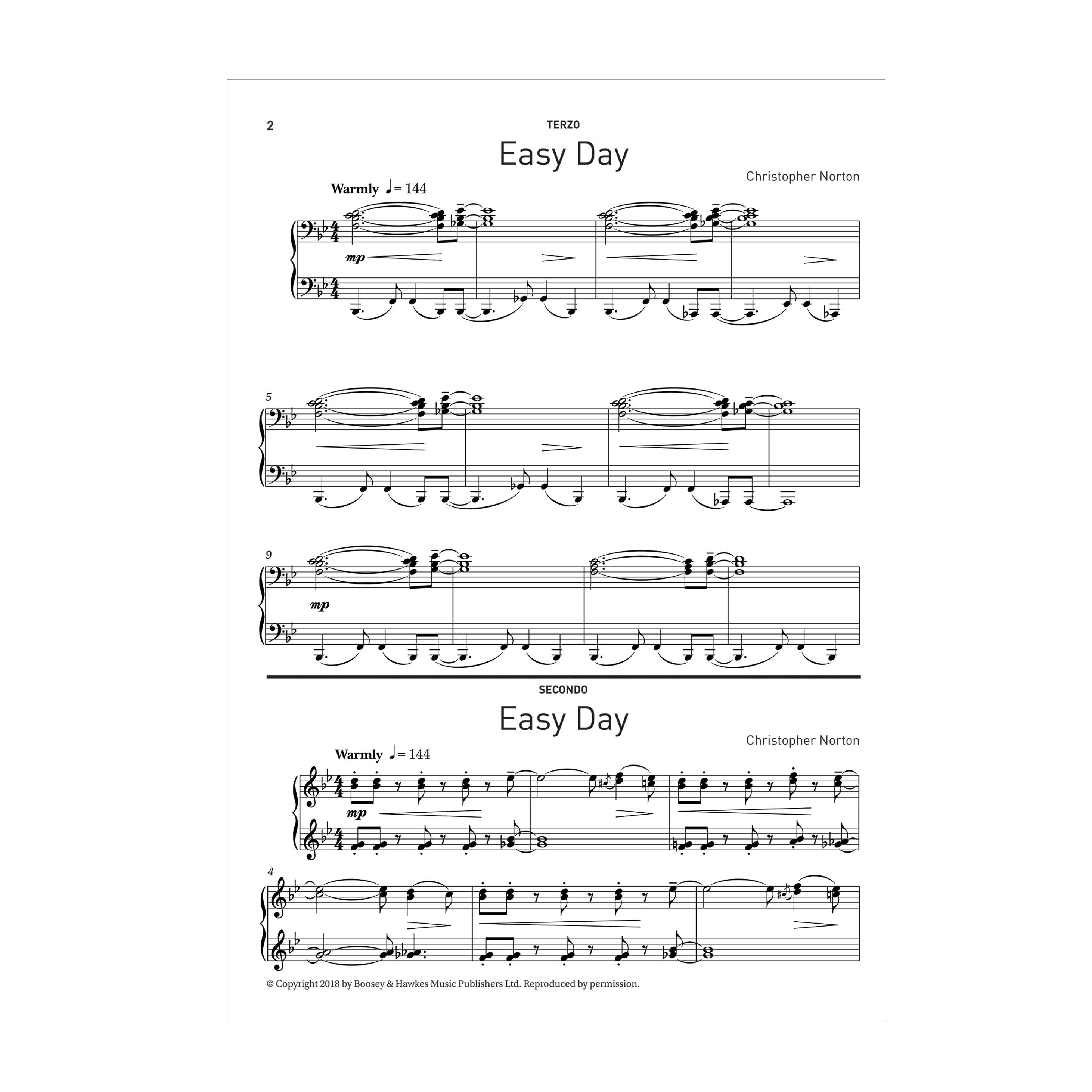 Christopher Norton - Easy Day for Piano 6 hands