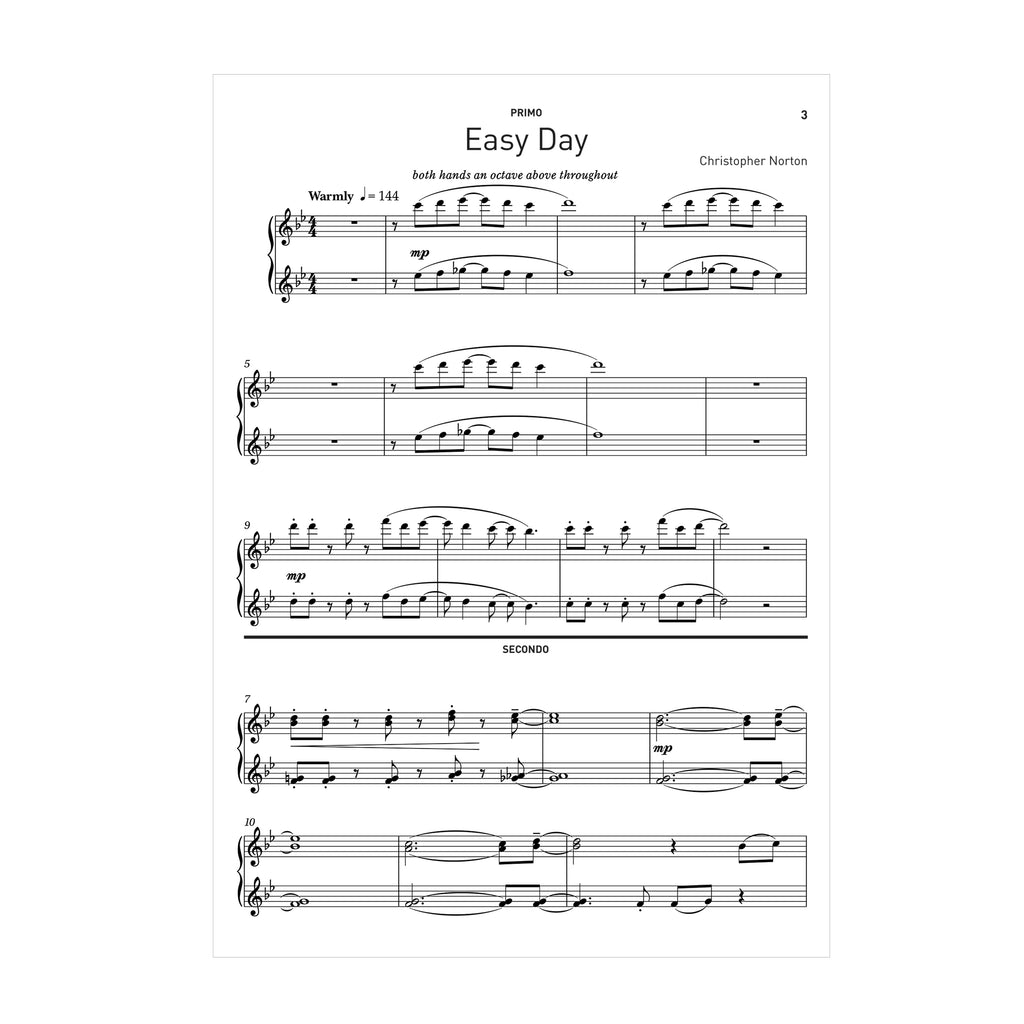 Christopher Norton - Easy Day for Piano 6 hands