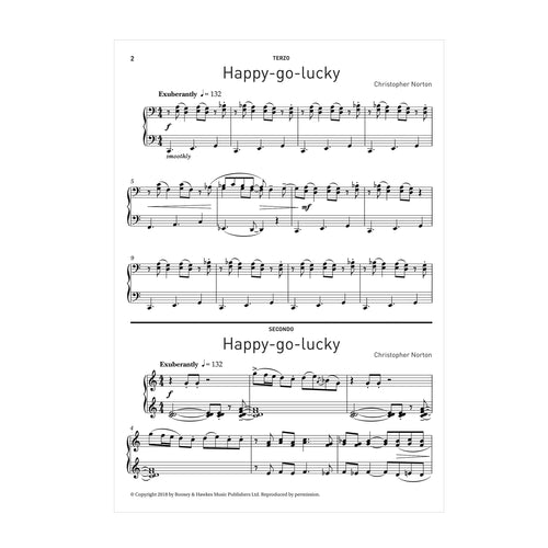 Christopher Norton - Happy-go-lucky for Piano 6 hands