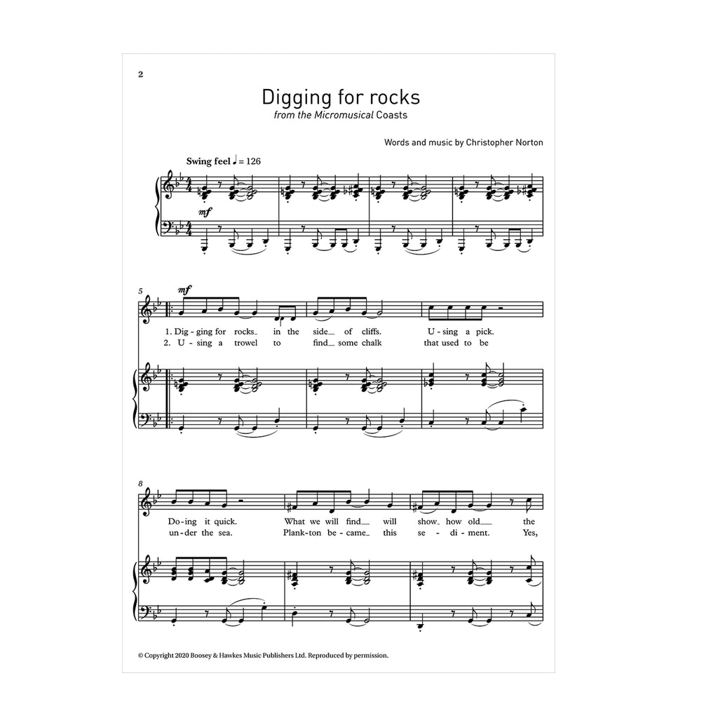 Selected songs from Christopher Norton's Micromusicals Book 3 High Voice