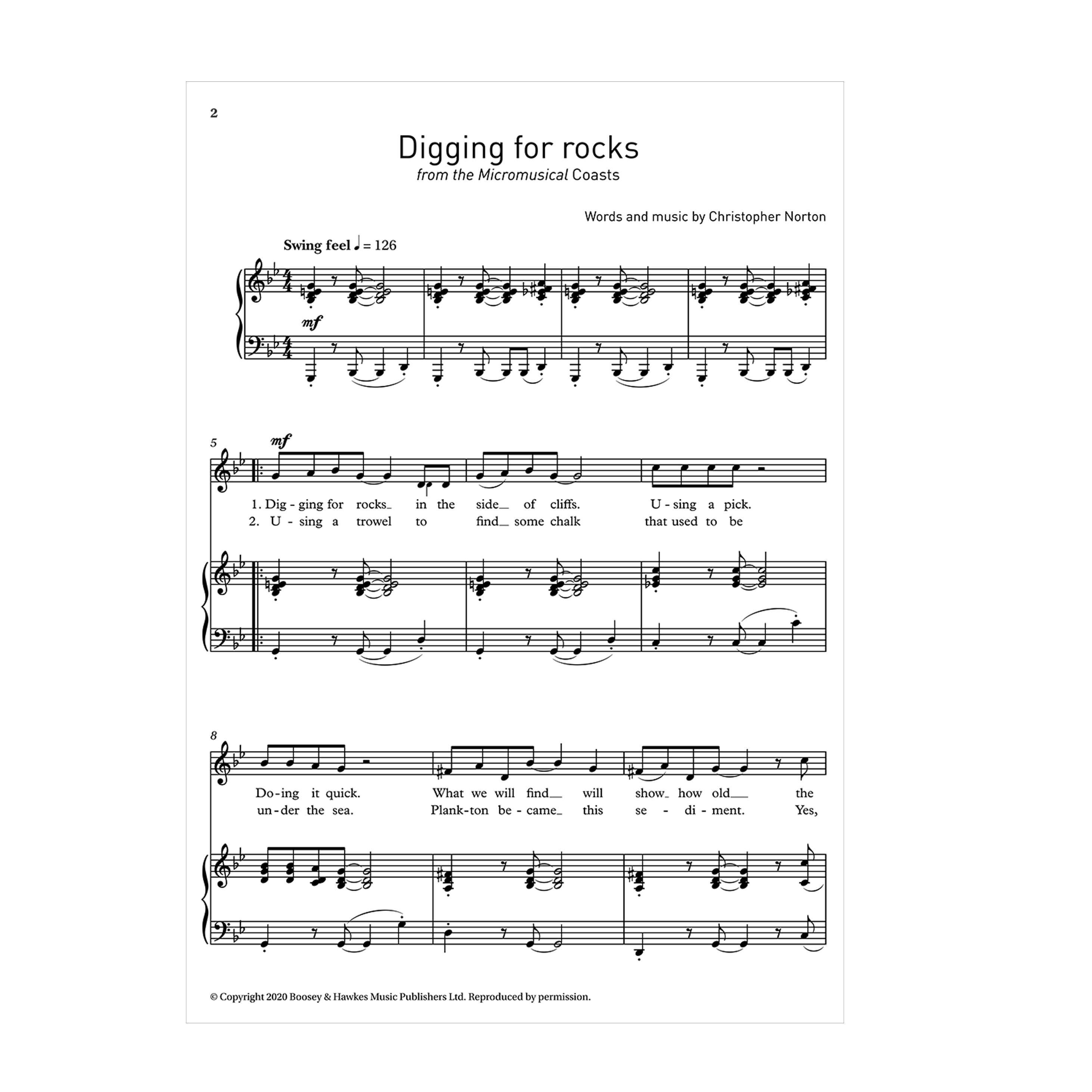 Selected songs from Christopher Norton's Micromusicals Book 3 High Voice