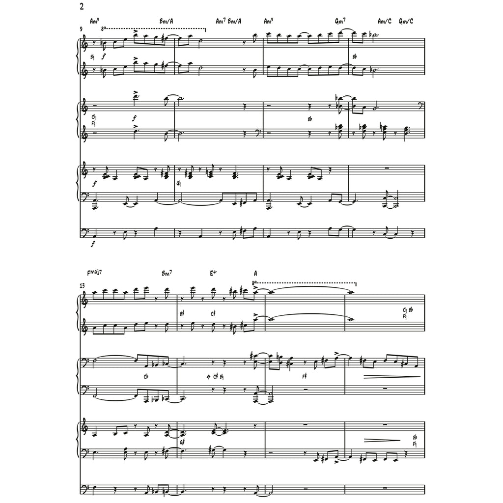 Christopher Norton - Bossa Nova arr. for three harps with optional bass