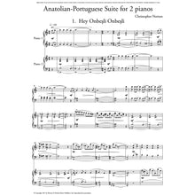Load image into Gallery viewer, Christopher Norton – Anatolian-Portuguese Suite for 2 Pianos
