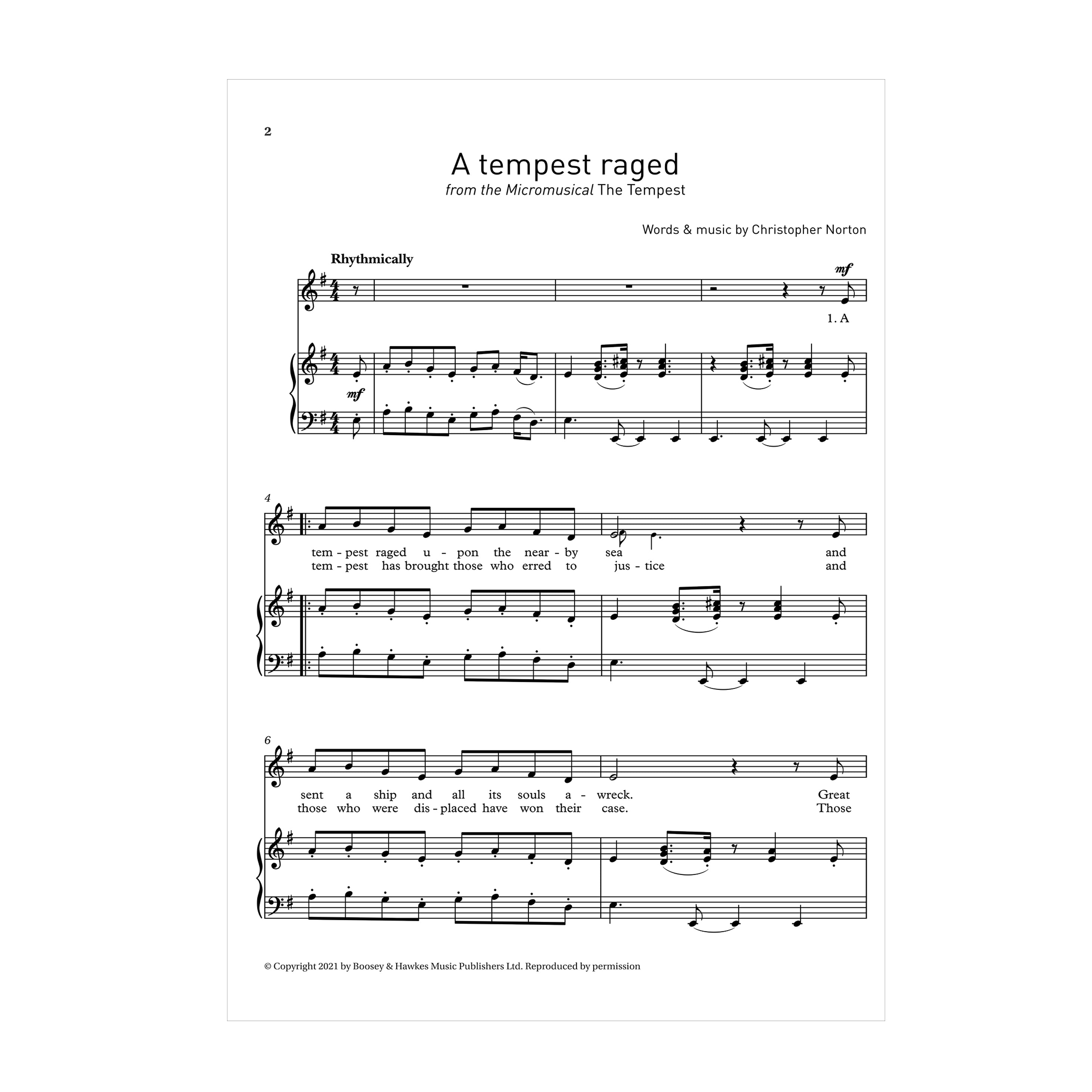 Selected songs from Christopher Norton's Micromusicals Book 5 High Voice