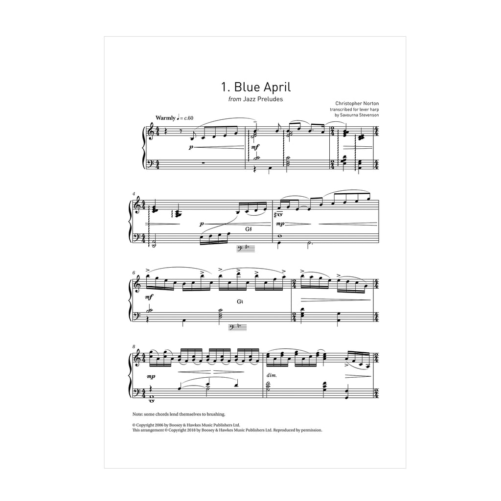 Christopher Norton - a selection from the Preludes Collection arr. lever harp