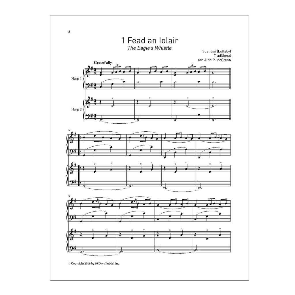The Eagle's Whistle - lullabies and harp airs for harp ensemble