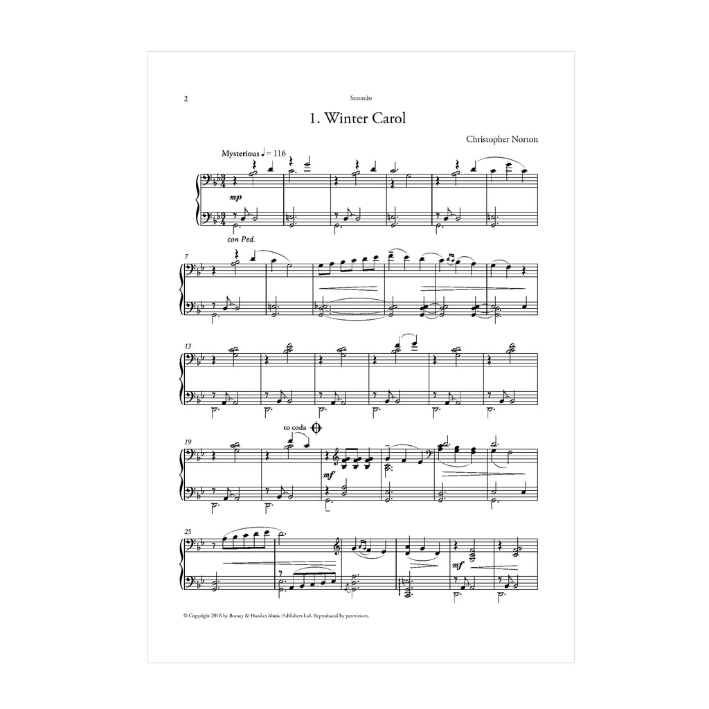 A Second Christmas Suite for Piano Duet