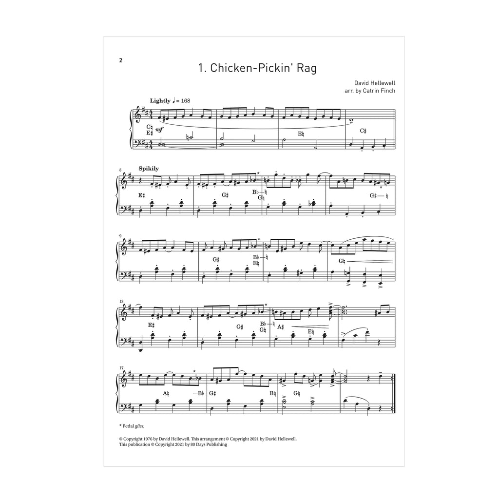 David Hellewell - Rags 'n romance: a selection of pieces in popular styles transcribed and arranged for harp by Catrin Finch