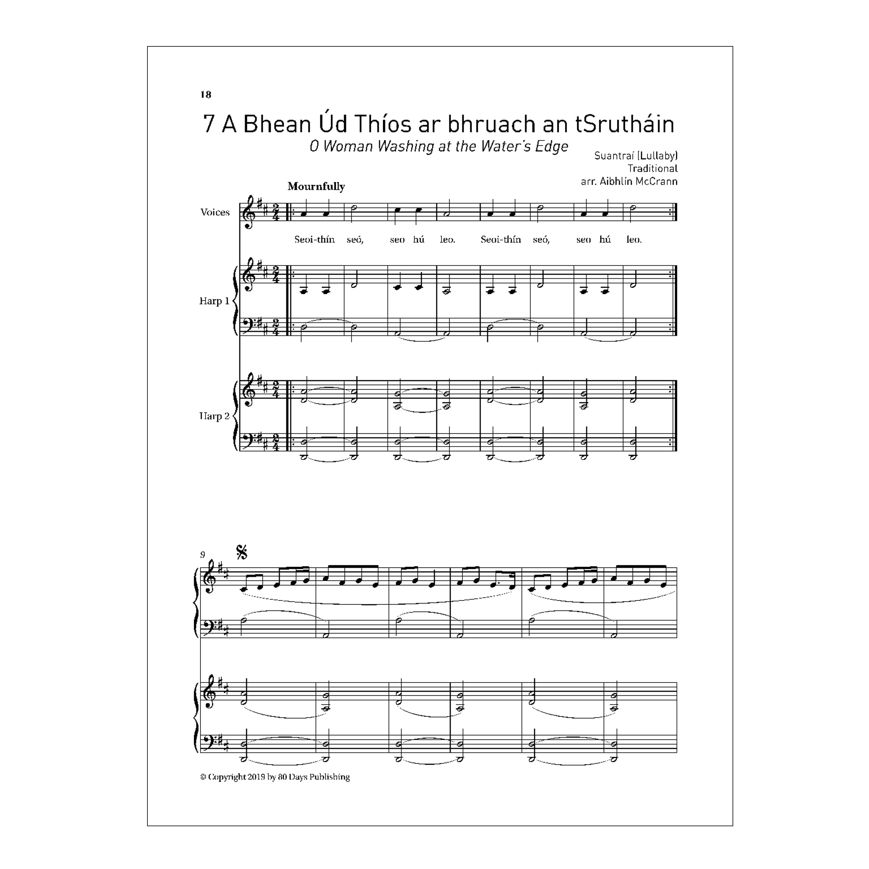 The Eagle's Whistle - lullabies and harp airs for harp ensemble