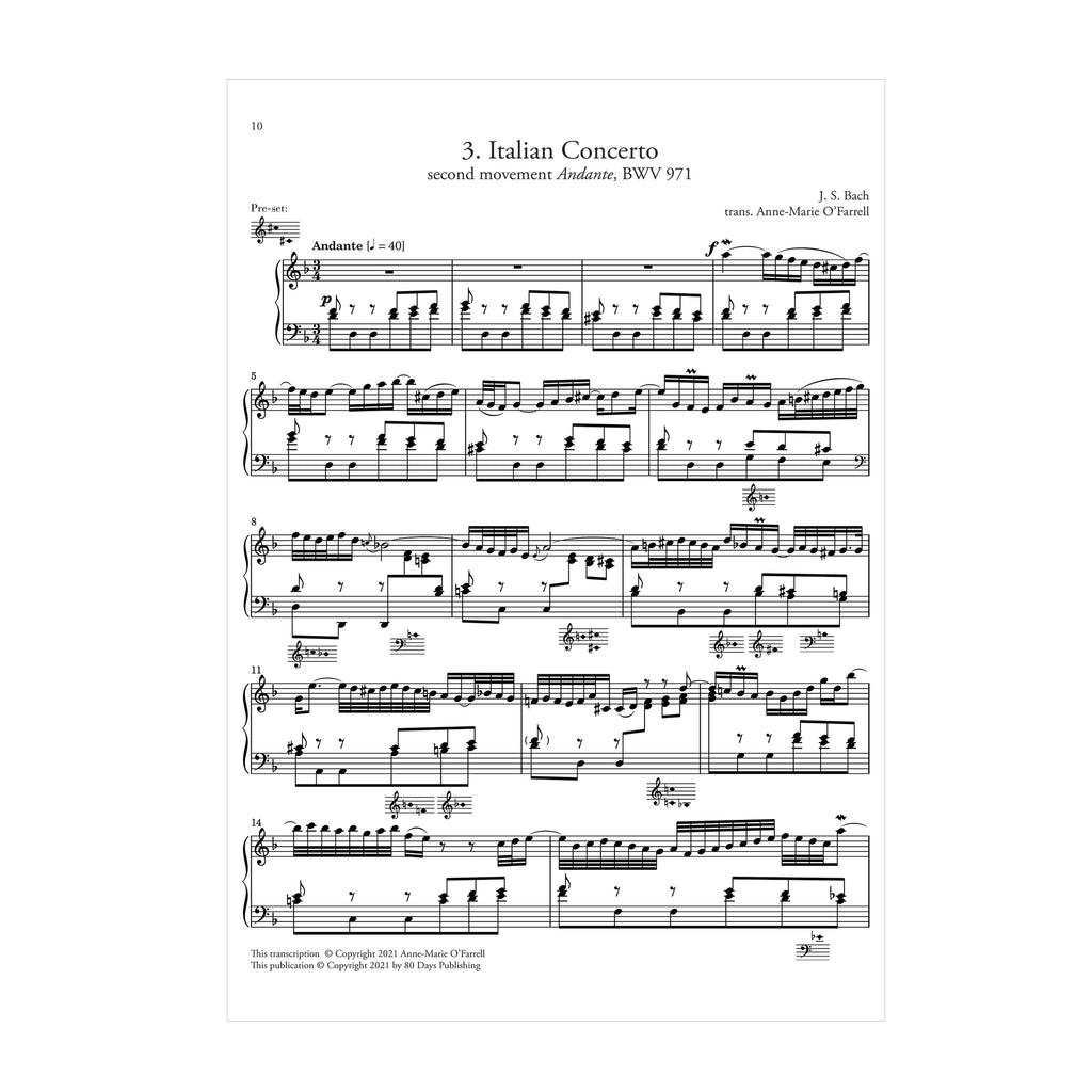 Anne-Marie O'Farrell - The O'Farrell Collection Vol. 4: music by J.S. Bach