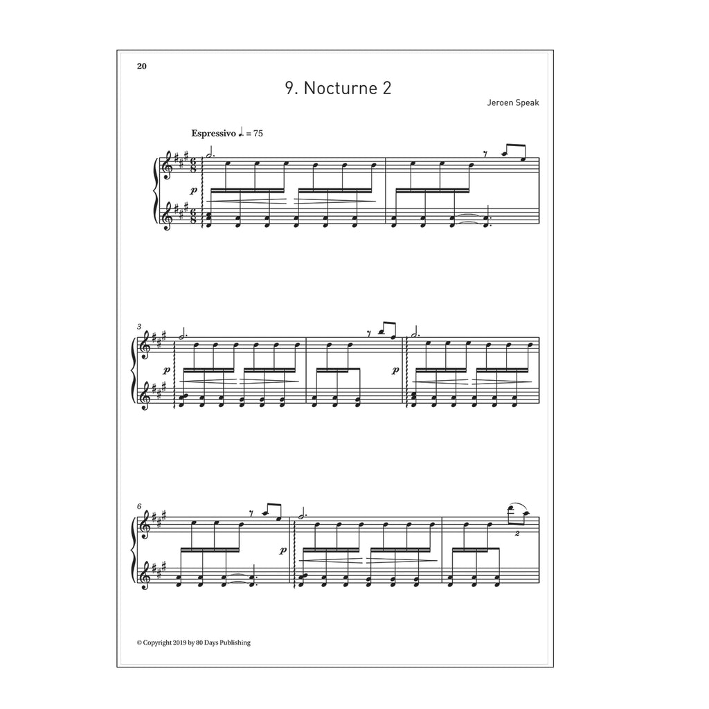 Jeroen Speak - Reflections for pedal harp