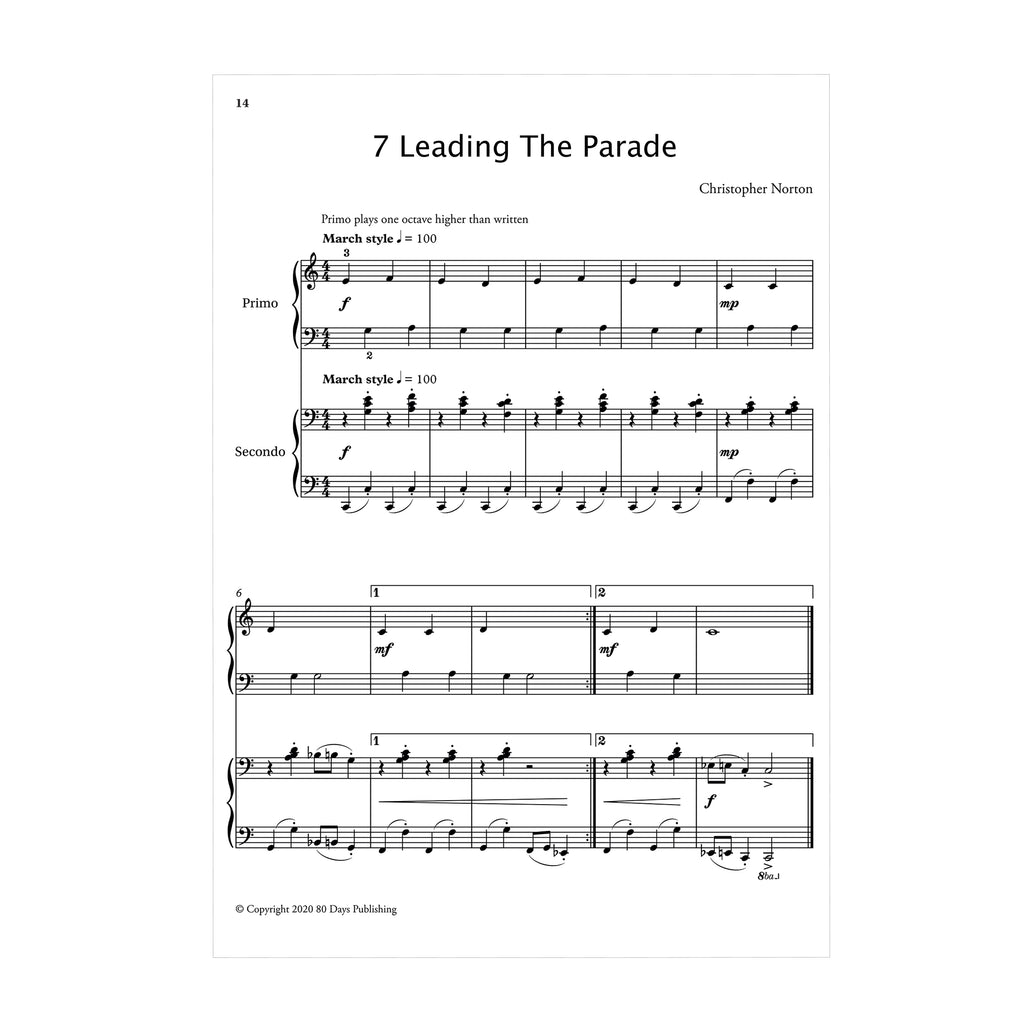 Connections for piano duets: 18 elementary pieces with accompaniment