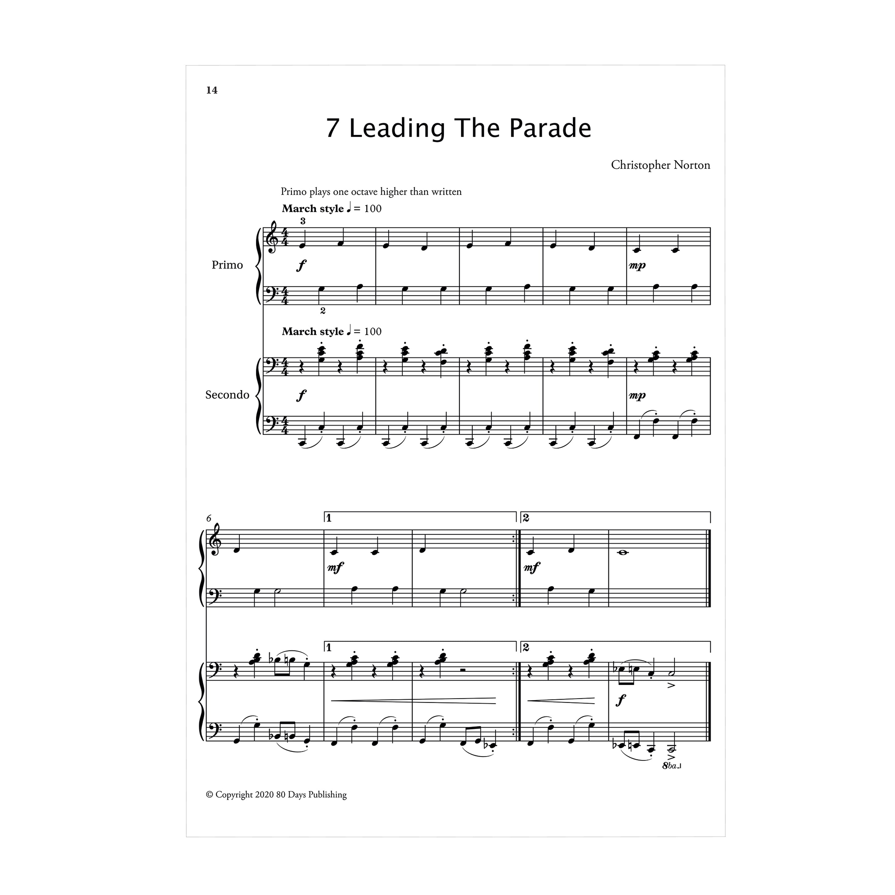 Connections for piano duets: 18 elementary pieces with accompaniment