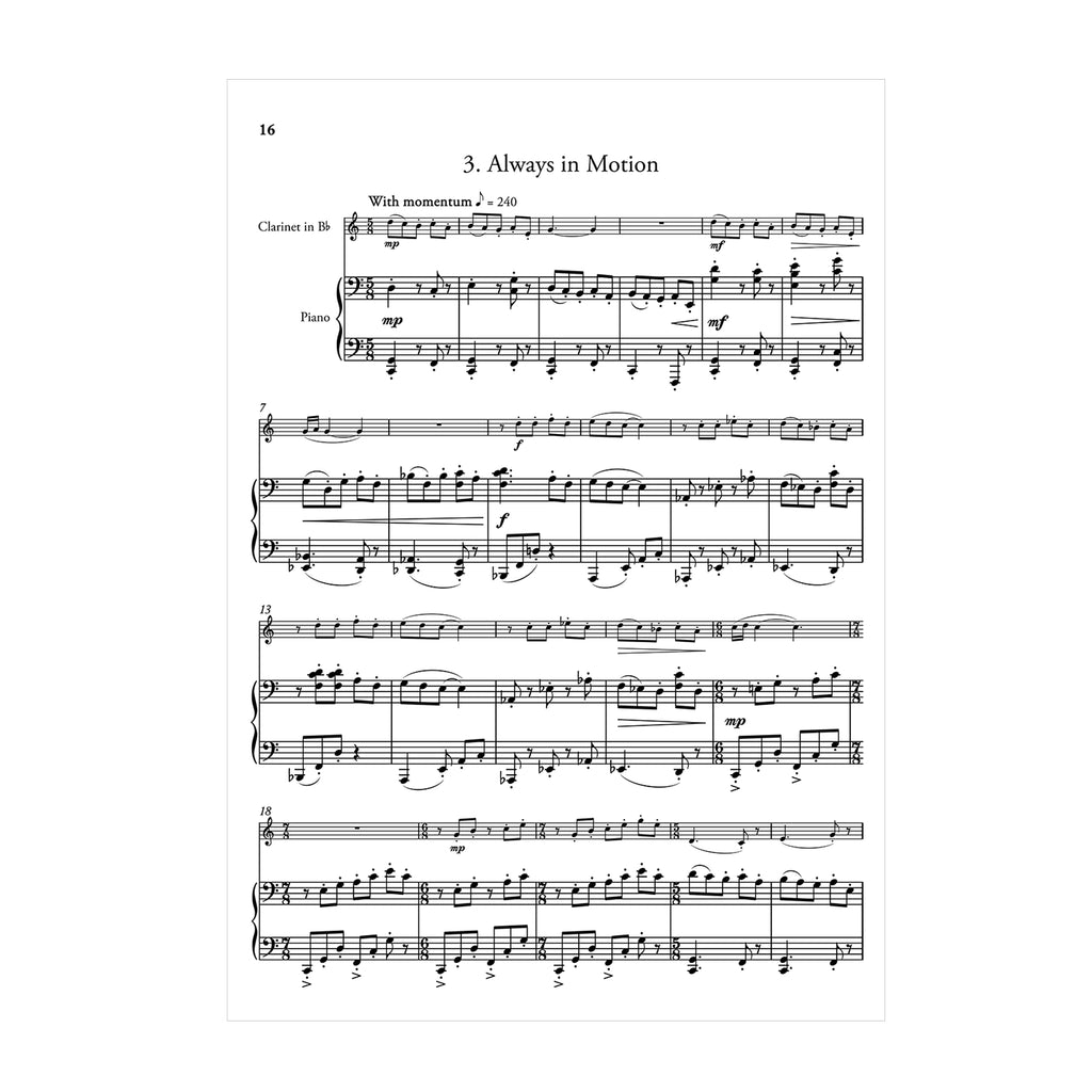 Christopher Norton - Sonata for Clarinet and Piano