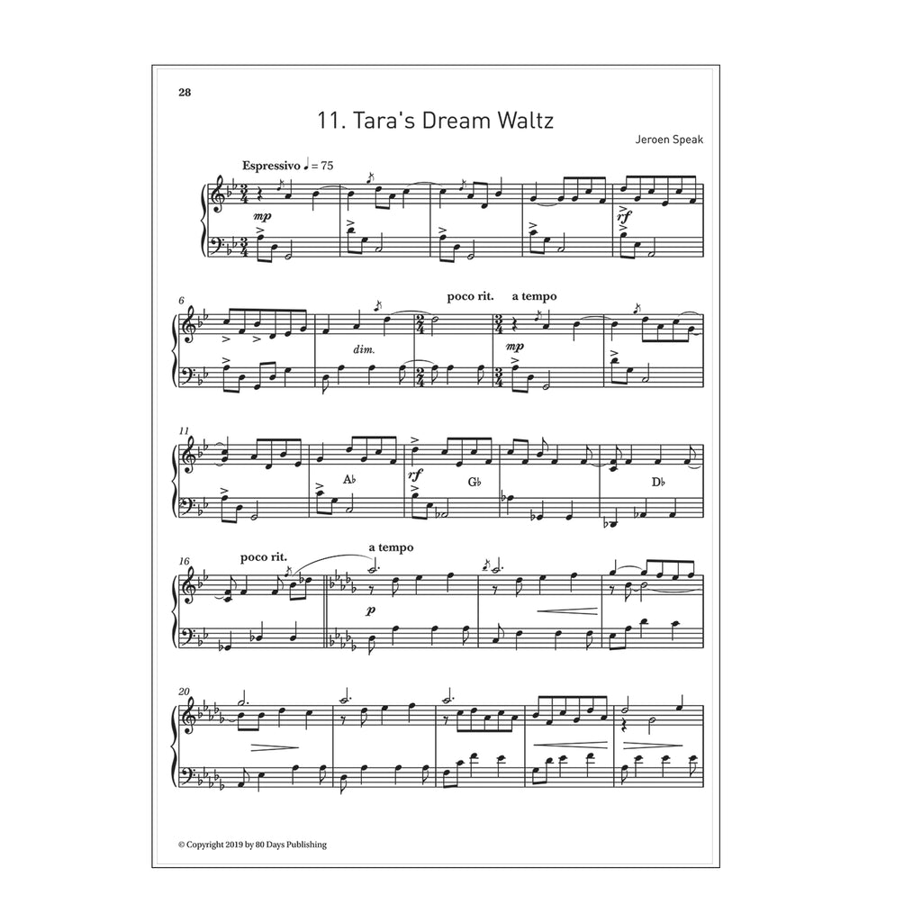Jeroen Speak - Reflections for pedal harp