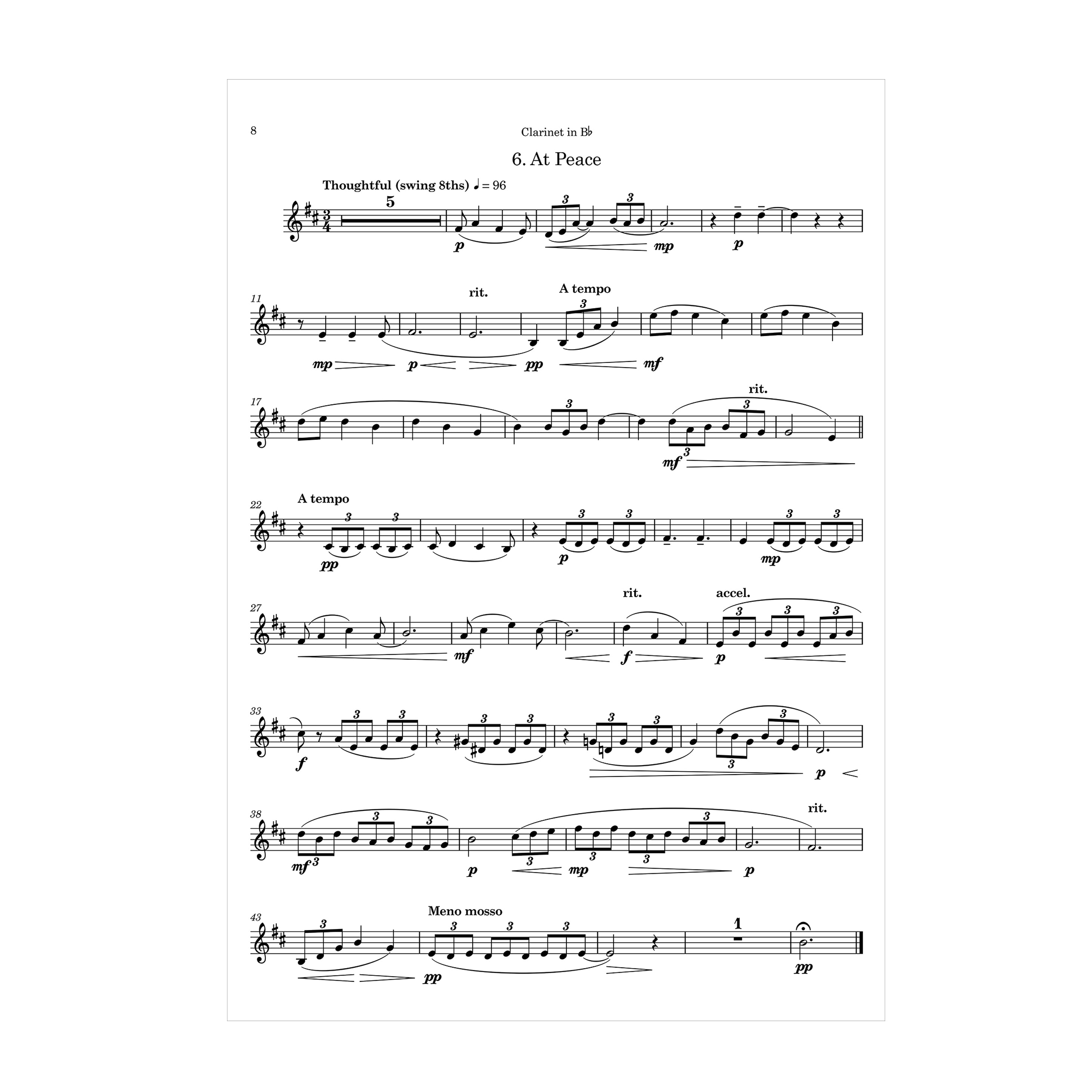 Christopher Norton - Undulations: Suite for Woodwind Sextet arr. Stephen Doughty