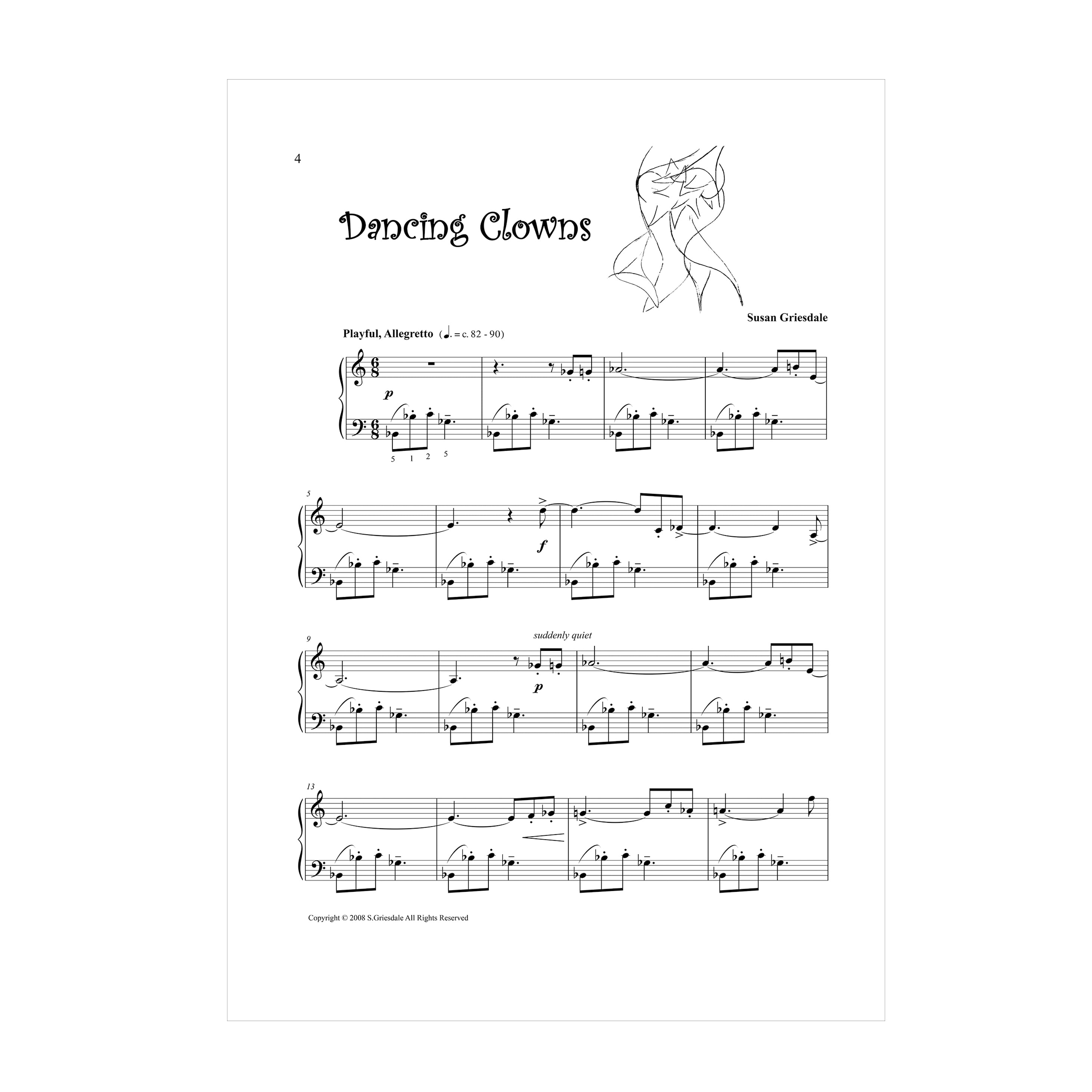 Susan Griesdale - Piano Mime