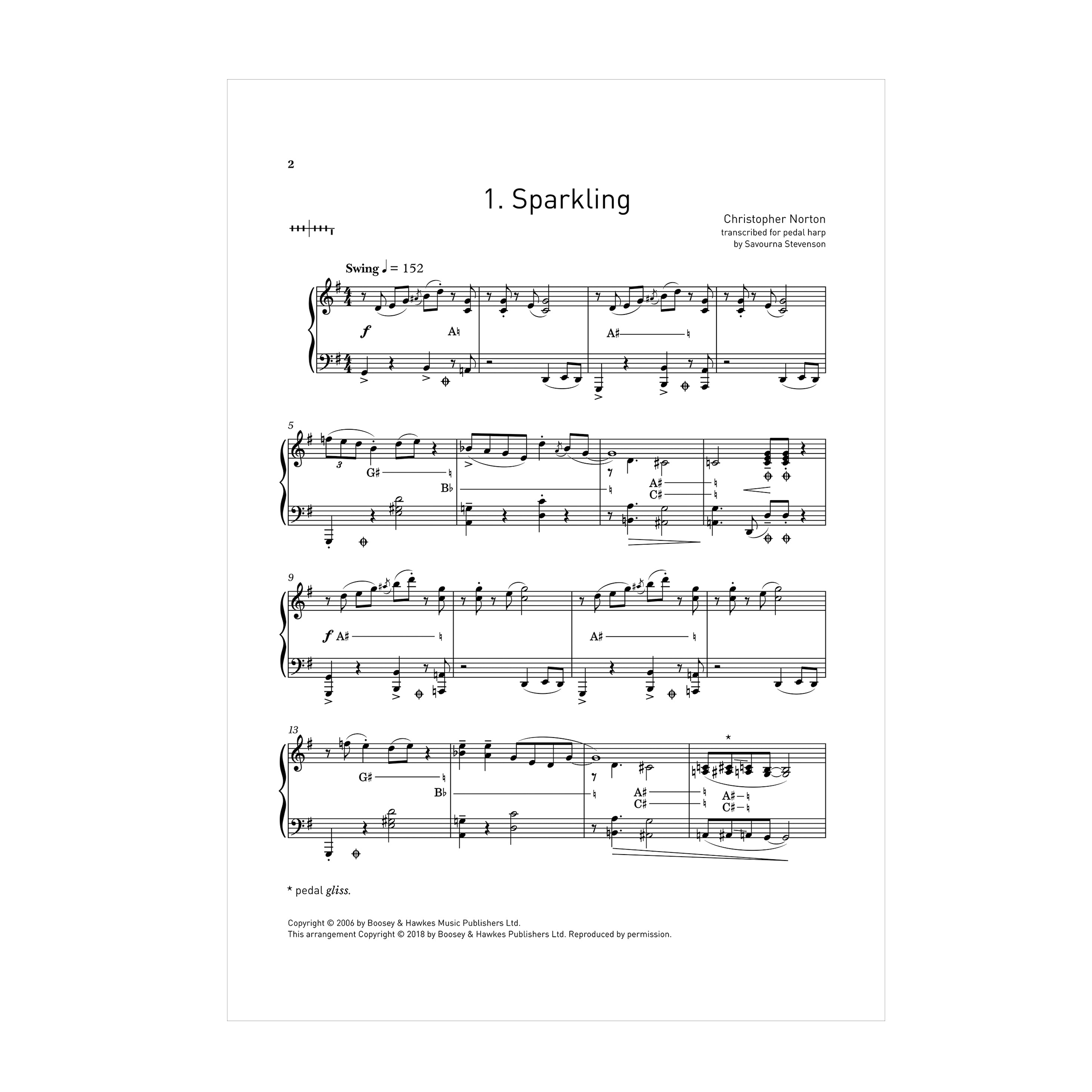 Christopher Norton - a selection from the Preludes Collection arr. harp