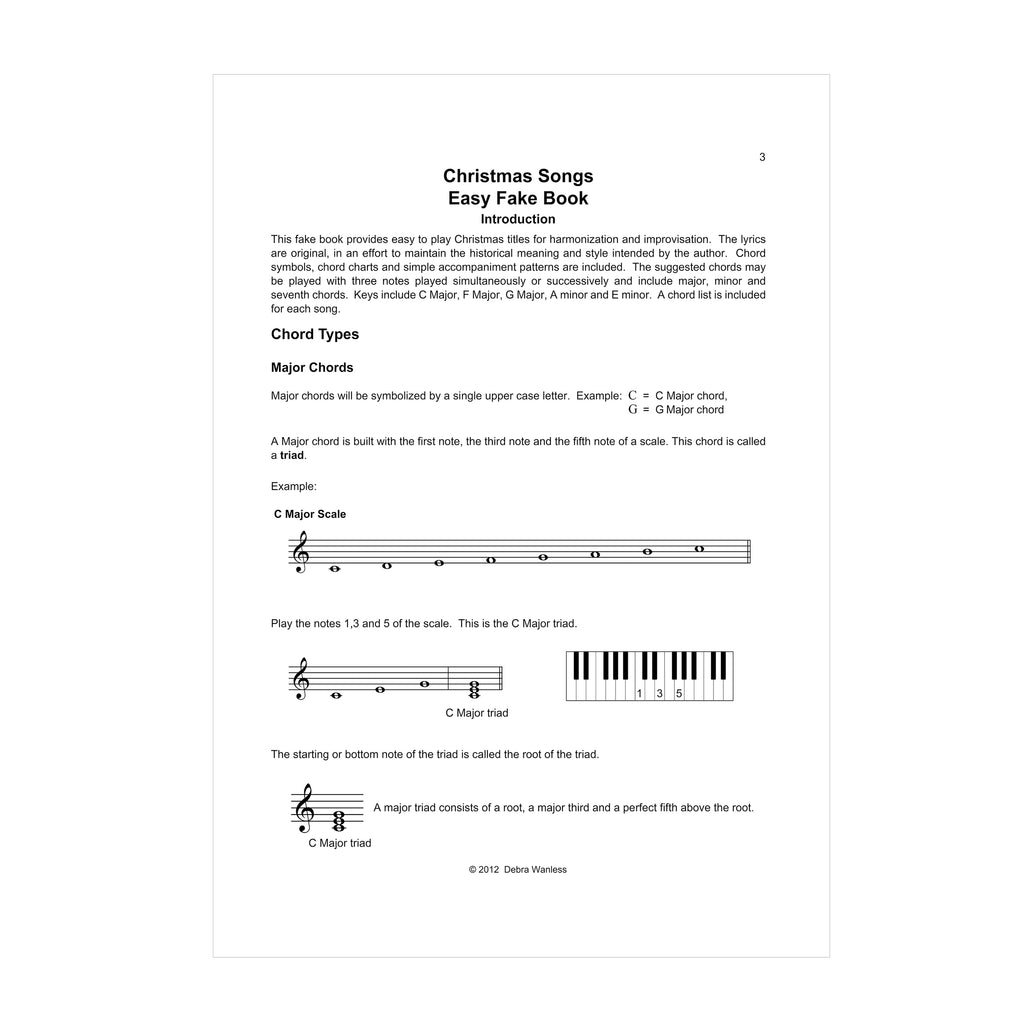 Debra Wanless - 26 Christmas Songs Easy Fake Piano