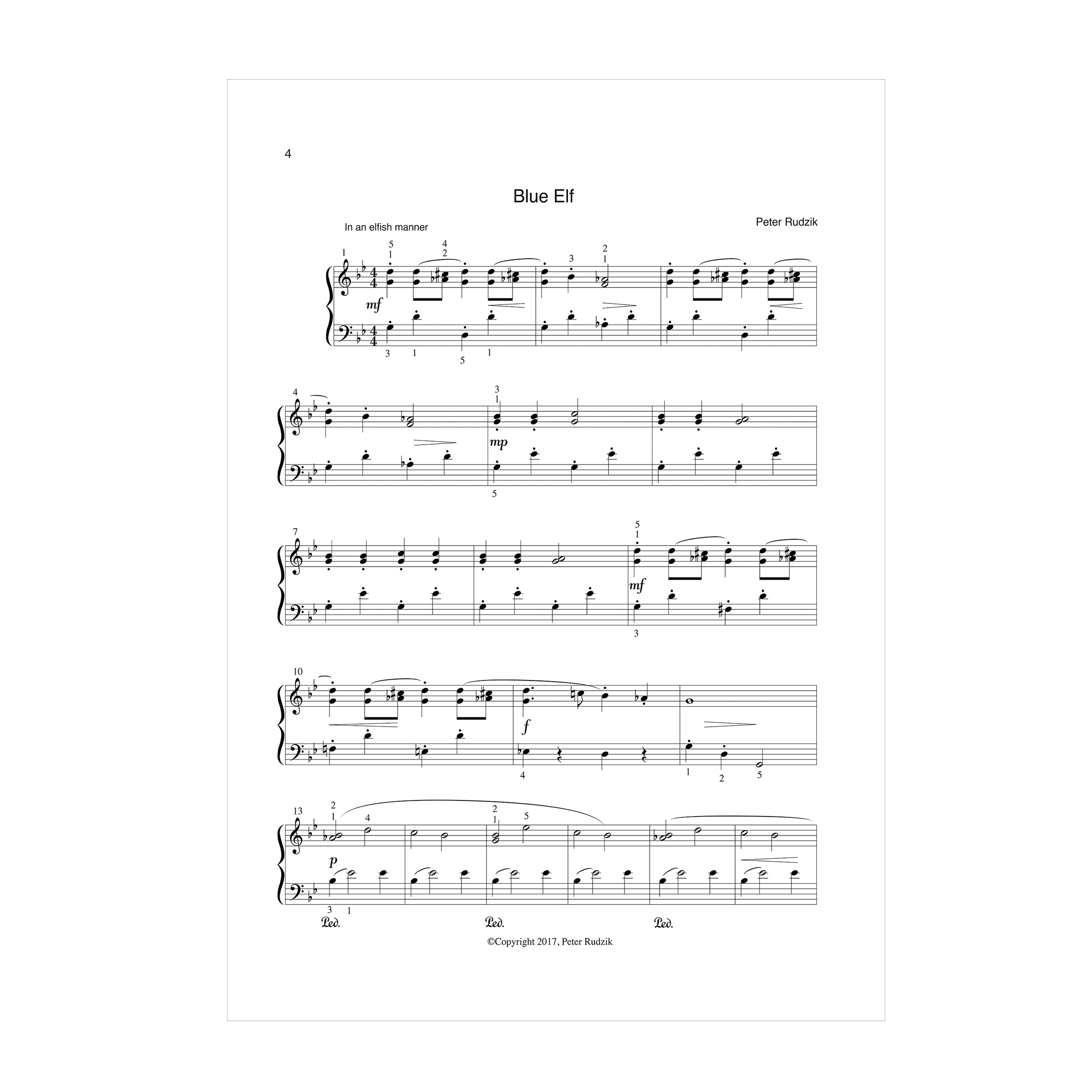 Peter Rudzik - The Book of Easy Piano Magic