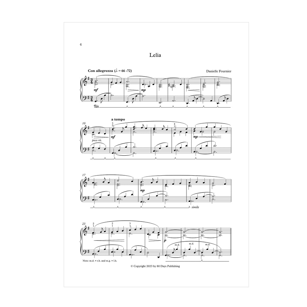 Danielle Fournier - Six Songs Without Words/Six chants sans paroles