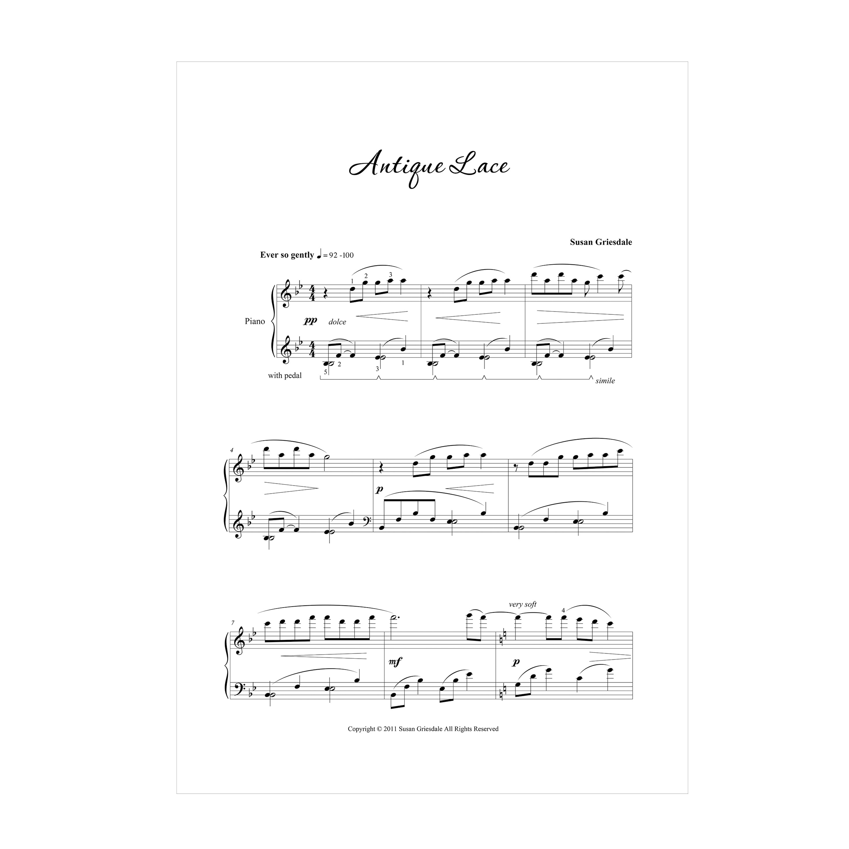 Susan Griesdale - Piano Poems
