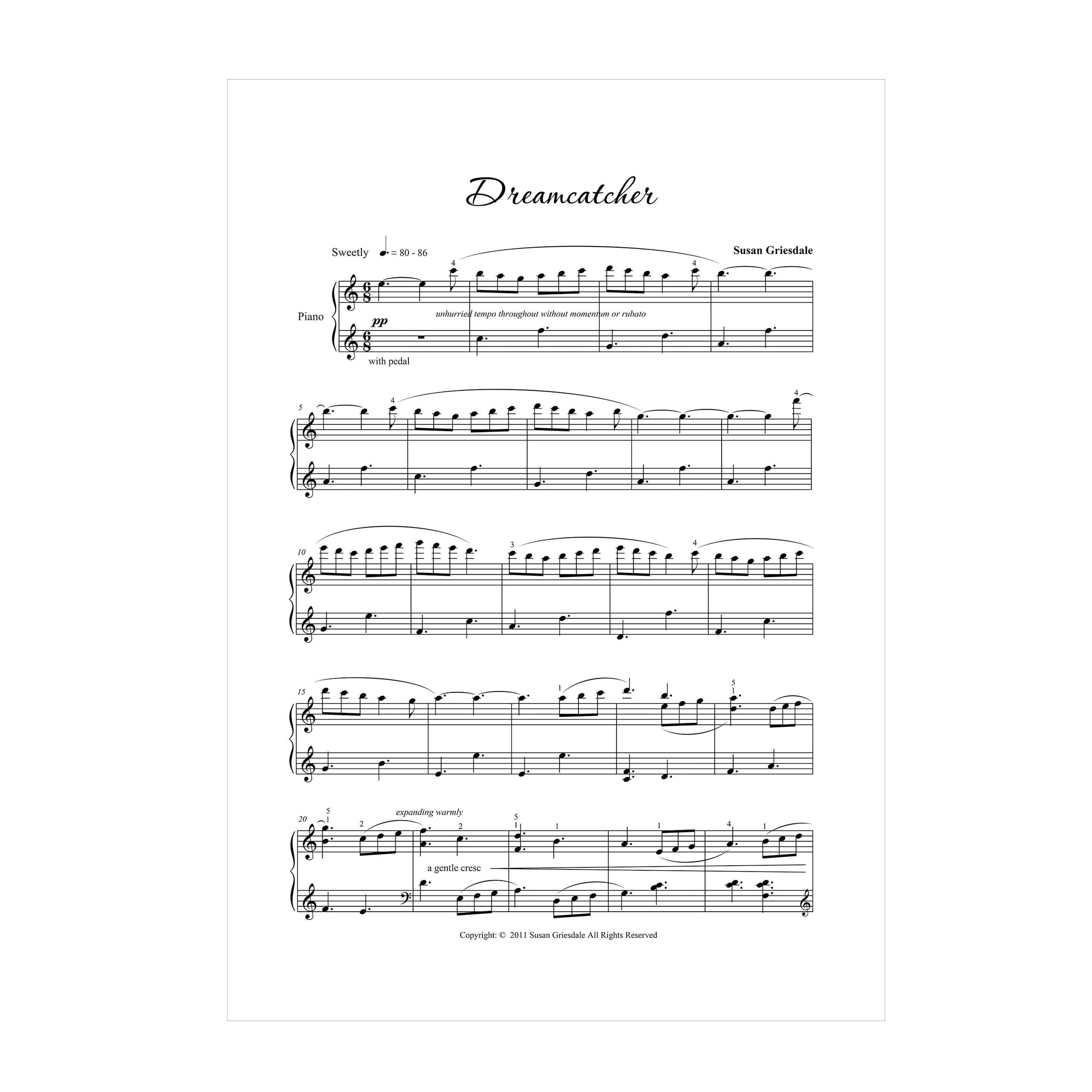 Susan Griesdale - Piano Poems