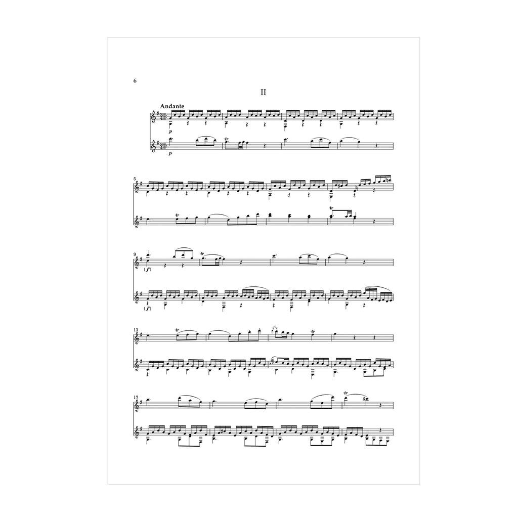 Mozart - Sonata in D major KV. 381 arr. two guitars