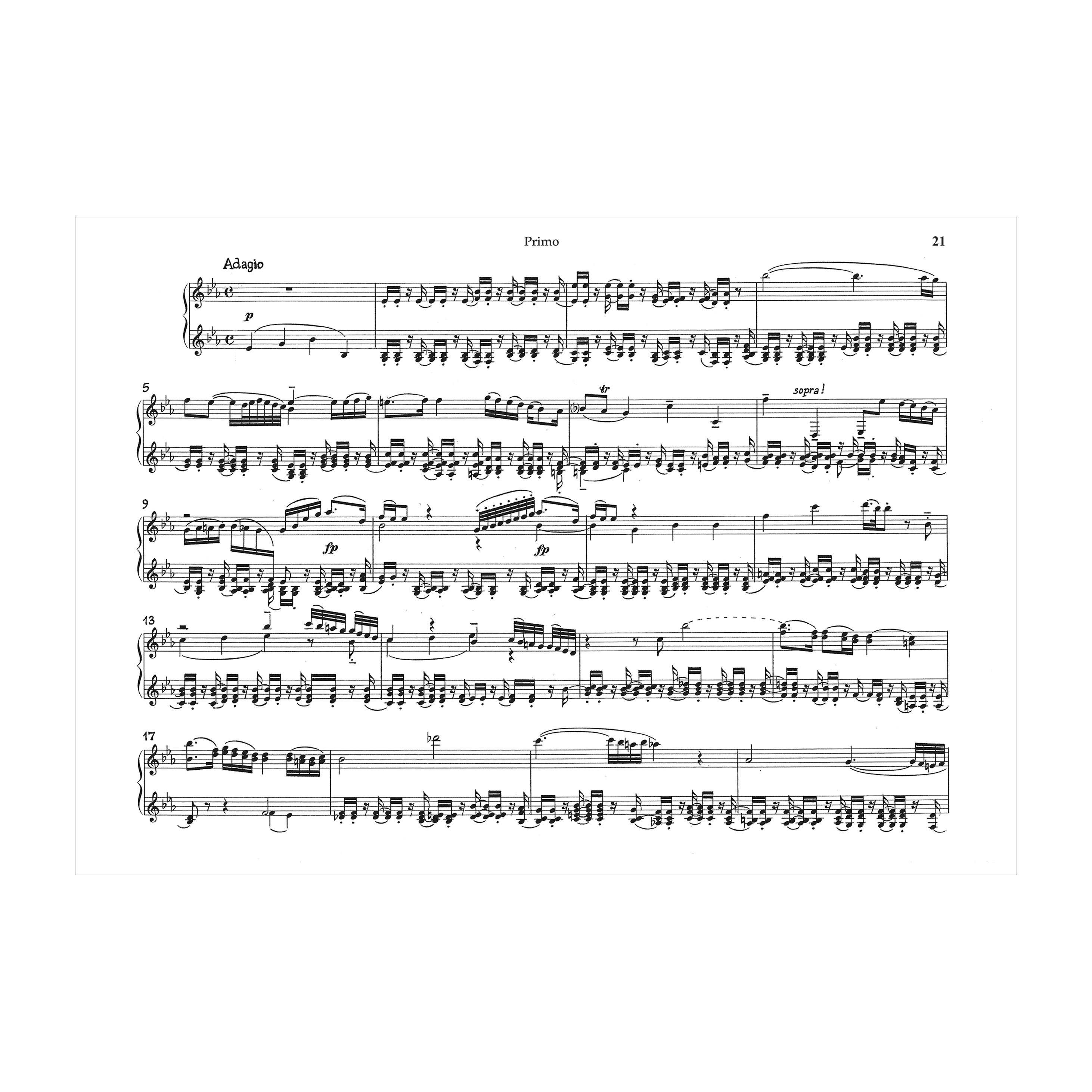 Mozart - Wind Serenade K361 Gran Partita arranged piano duet