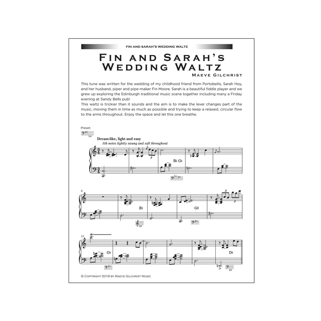 Maeve Gilchrist - Fin and Sarah's Wedding Waltz