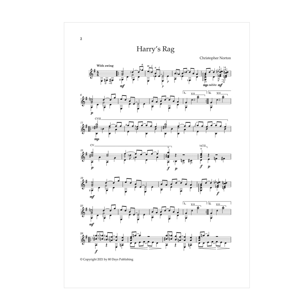 Christopher Norton - Two pieces for solo guitar