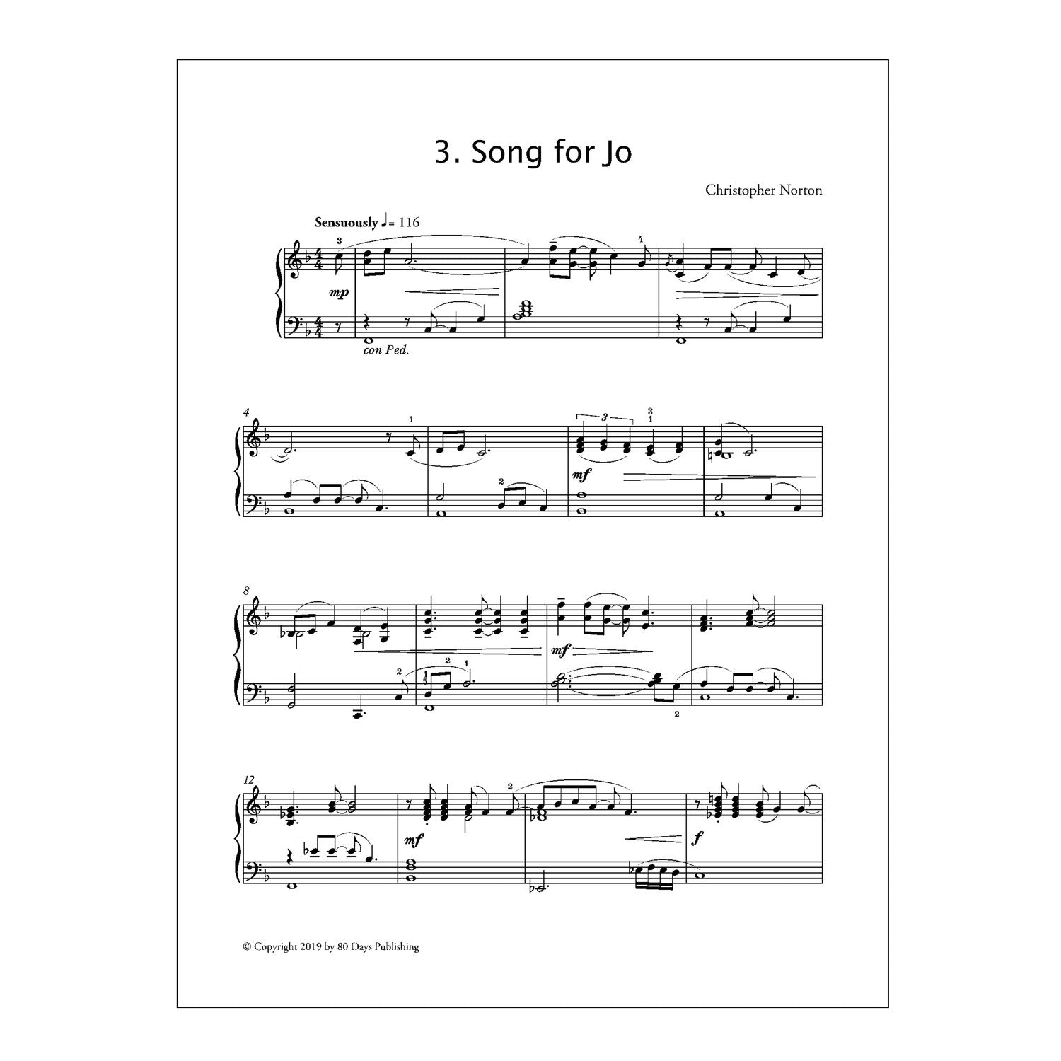 Christopher Norton Connections for Piano 9