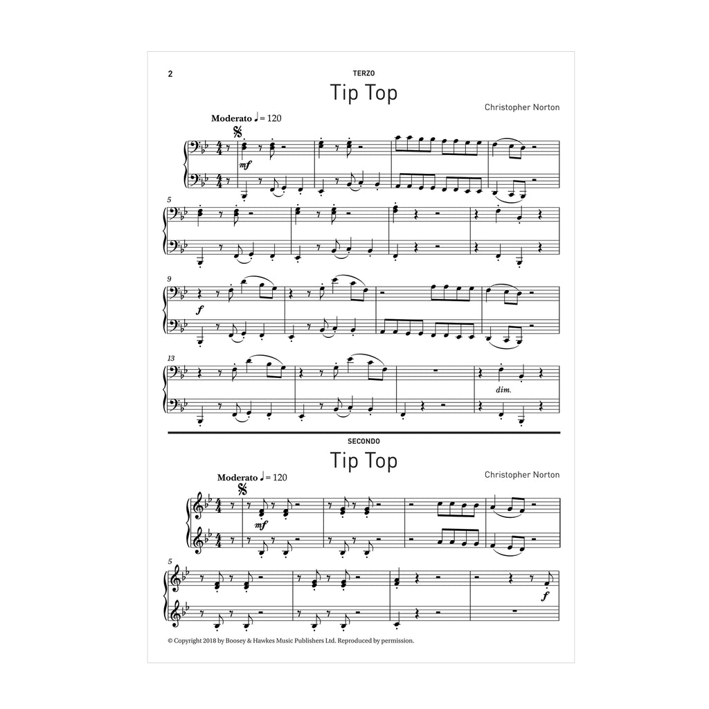 Christopher Norton - Tip Top for Piano 6 hands