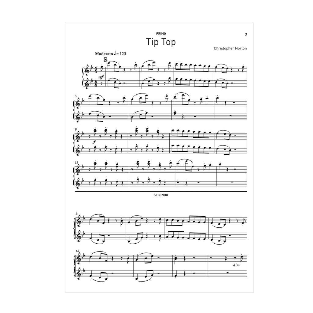 Christopher Norton - Tip Top for Piano 6 hands