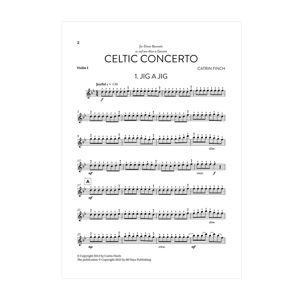 Catrin Finch - Celtic Concerto String Parts DOWNLOAD