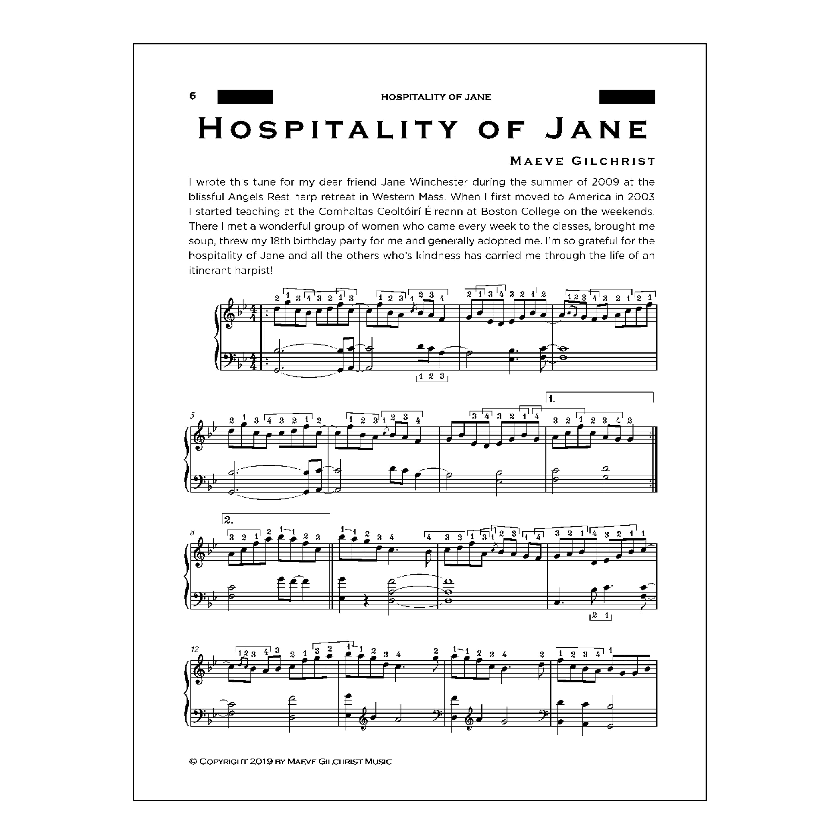 Maeve Gilchrist - Traditional tune arrangements and original compositions for the lever harp